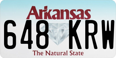 AR license plate 648KRW
