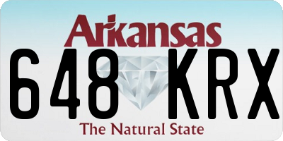 AR license plate 648KRX