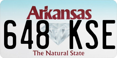 AR license plate 648KSE