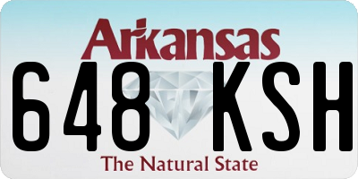 AR license plate 648KSH