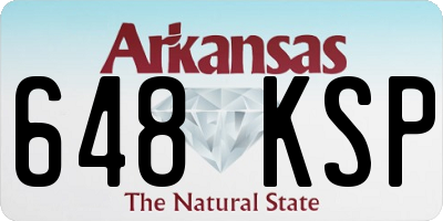AR license plate 648KSP