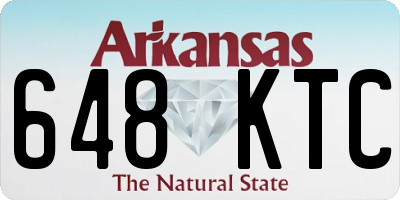 AR license plate 648KTC