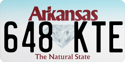 AR license plate 648KTE