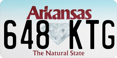 AR license plate 648KTG