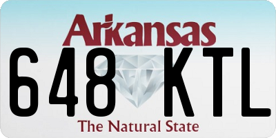 AR license plate 648KTL