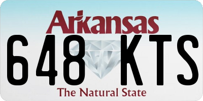 AR license plate 648KTS