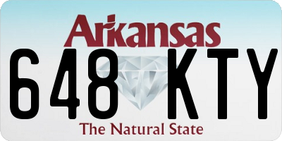 AR license plate 648KTY