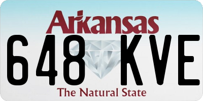 AR license plate 648KVE