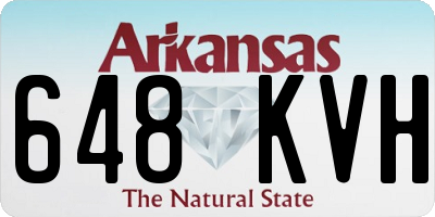 AR license plate 648KVH