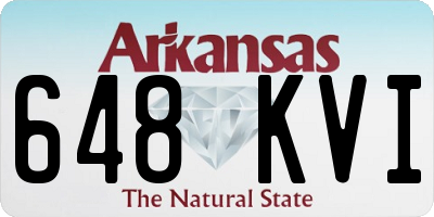 AR license plate 648KVI