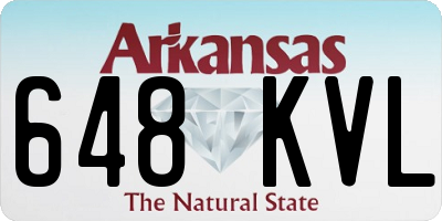 AR license plate 648KVL