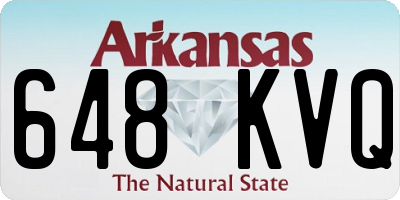 AR license plate 648KVQ