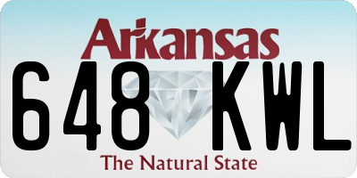 AR license plate 648KWL