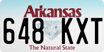 AR license plate 648KXT