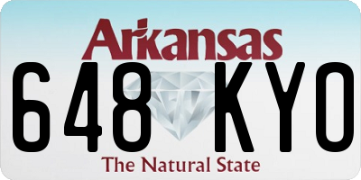 AR license plate 648KYO