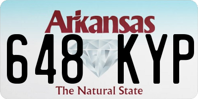 AR license plate 648KYP