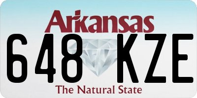 AR license plate 648KZE
