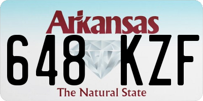 AR license plate 648KZF