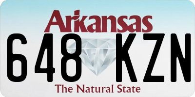 AR license plate 648KZN