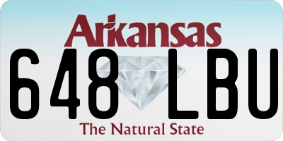 AR license plate 648LBU
