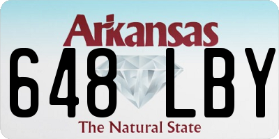 AR license plate 648LBY