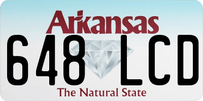 AR license plate 648LCD