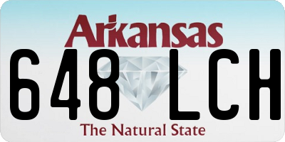 AR license plate 648LCH