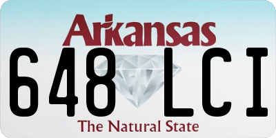 AR license plate 648LCI