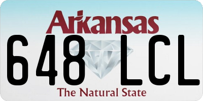 AR license plate 648LCL