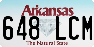 AR license plate 648LCM
