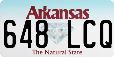 AR license plate 648LCQ