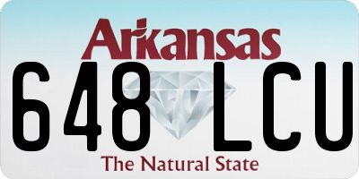 AR license plate 648LCU