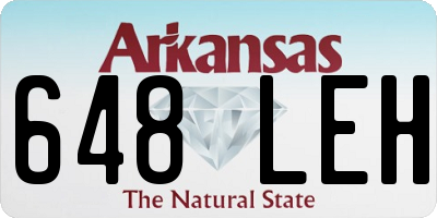 AR license plate 648LEH