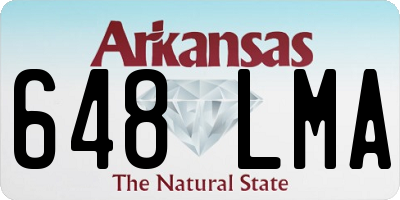 AR license plate 648LMA