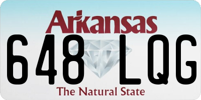 AR license plate 648LQG