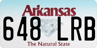AR license plate 648LRB