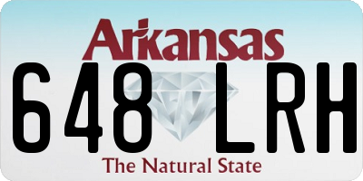 AR license plate 648LRH