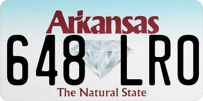 AR license plate 648LRO