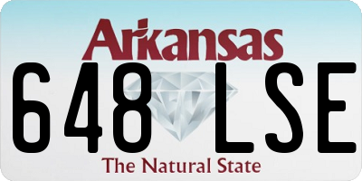 AR license plate 648LSE