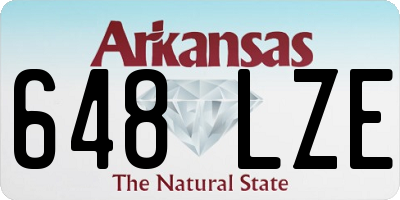 AR license plate 648LZE
