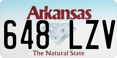 AR license plate 648LZV