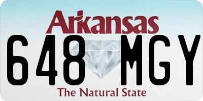 AR license plate 648MGY