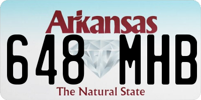 AR license plate 648MHB
