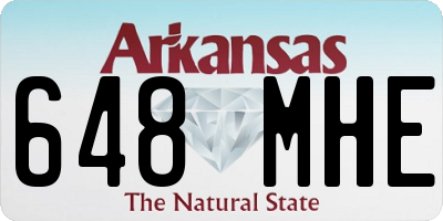 AR license plate 648MHE