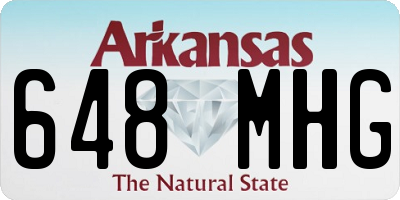 AR license plate 648MHG