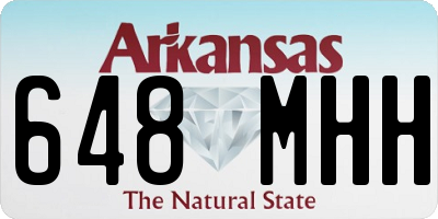 AR license plate 648MHH