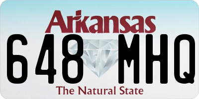 AR license plate 648MHQ