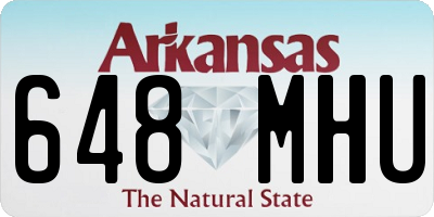AR license plate 648MHU