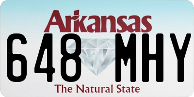 AR license plate 648MHY