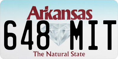 AR license plate 648MIT